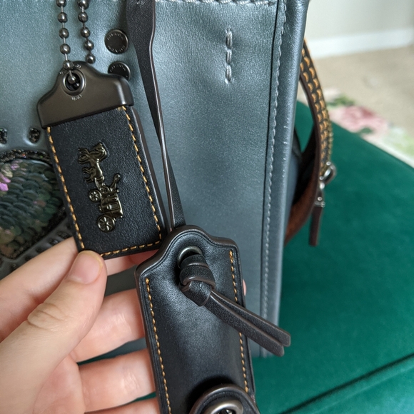 Coach Keith Haring Sequin Heart Rogue in Metallic Smoke! - Picture 11 of 14